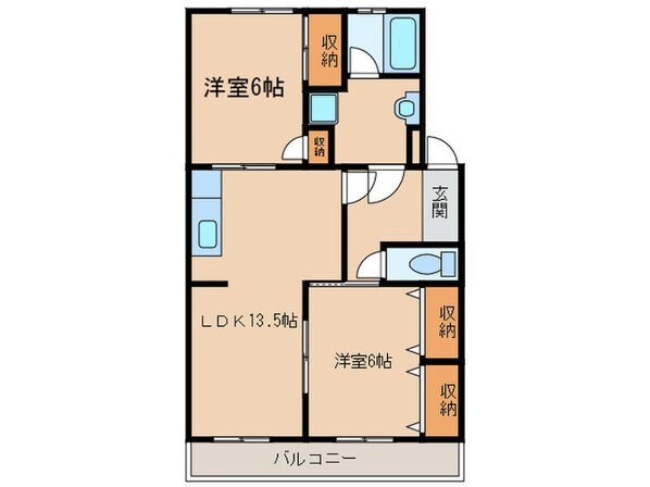 メゾングリーンヒルの物件間取画像